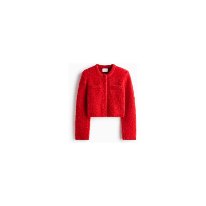 H&M - Svetr z mohérové směsis ramenními vycpávkami - Jasně