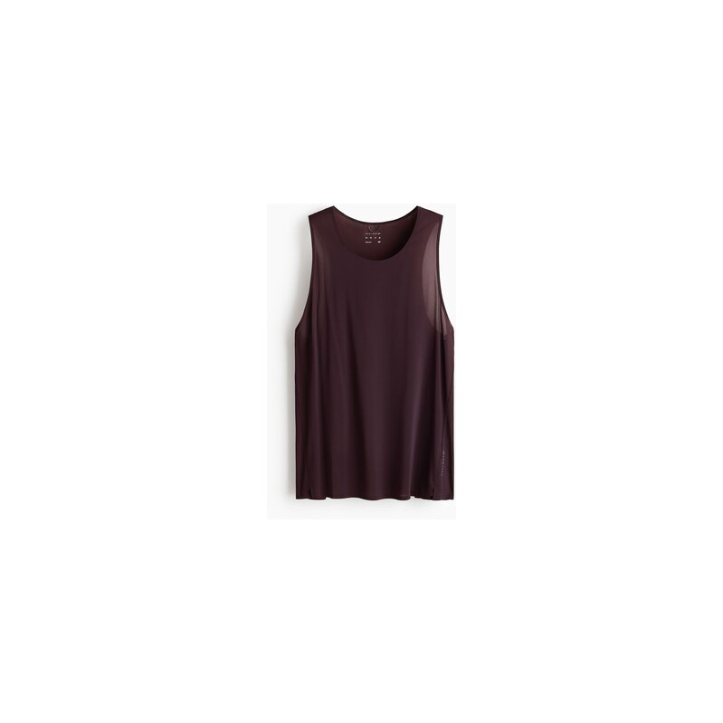 H&M - Lehké běžecké tílko Cooling - Čokoládově Švestková