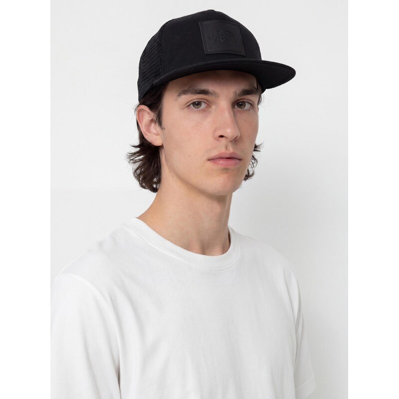 The North Face Half Dome Trucker (tnf black/leather patch)černá