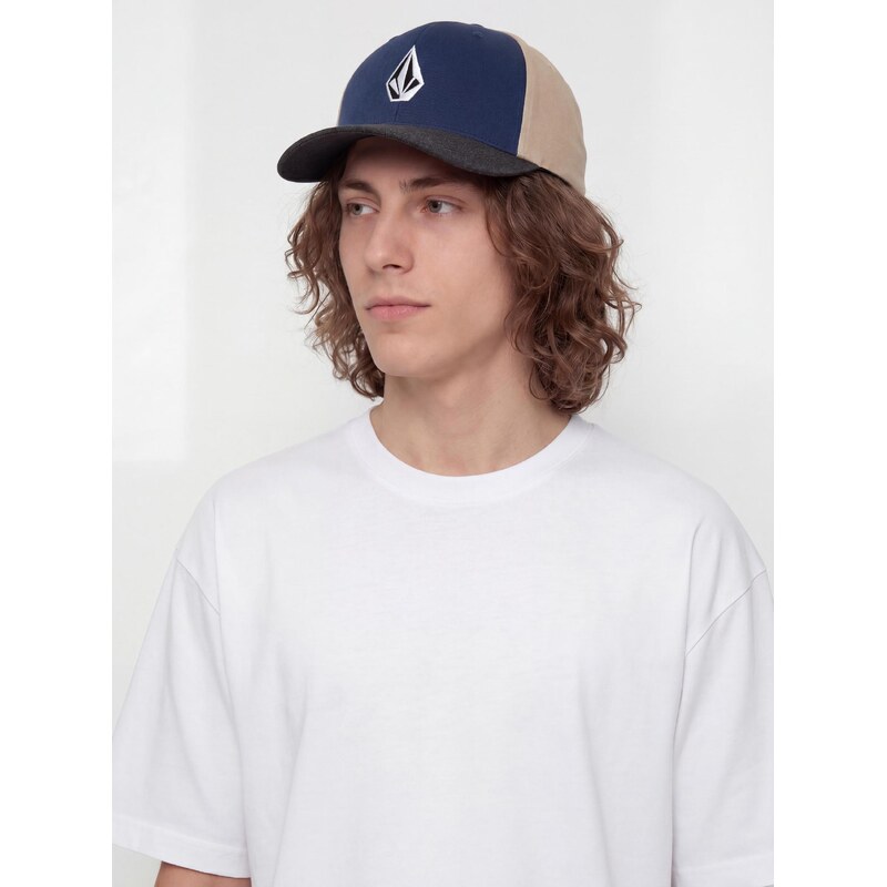 Volcom Full Stone Hthr Flexfit (dust bowl indigo)námořnická