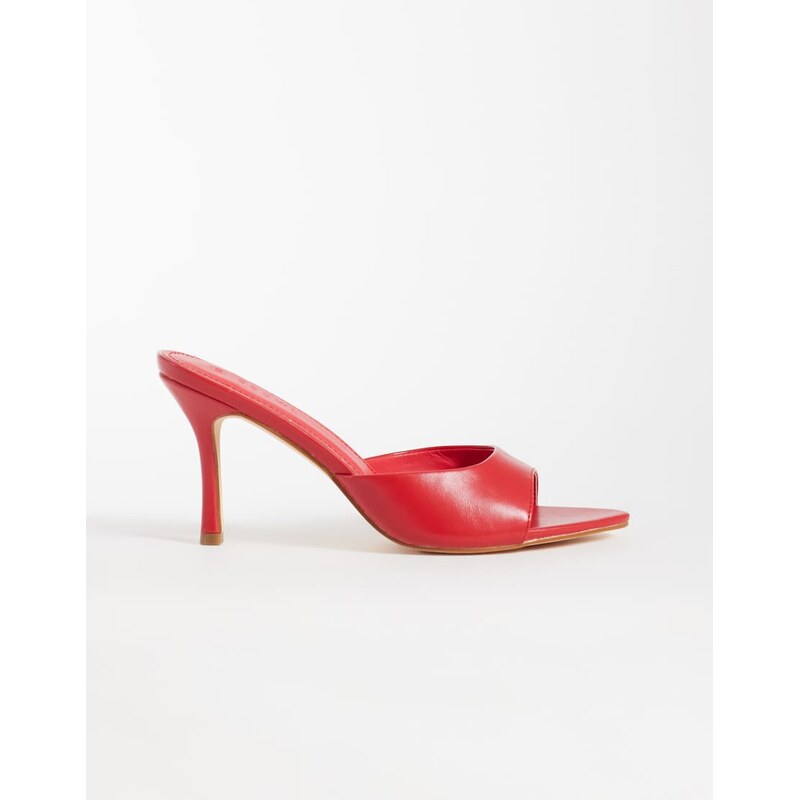 SEQWL Ocon heeled sandal in red