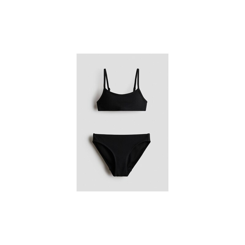 H&M - Bikinys texturou - Černá