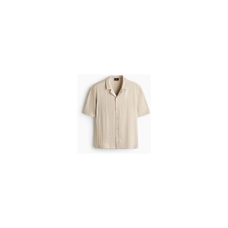 H&M - Košiles rozhalenkou Relaxed Fit - Béžová