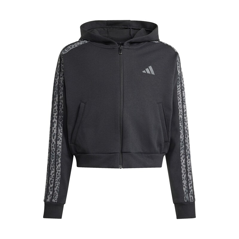 ADIDAS SPORTSWEAR Sportovní mikina šedá / grafitová / černá