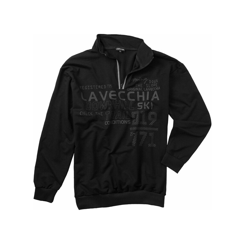 Lavecchia Mikina LV-2029 Übergrößen černá