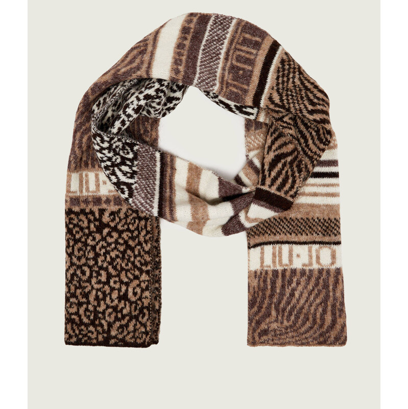 Liu Jo Šála Animalier | s příměsí vlny