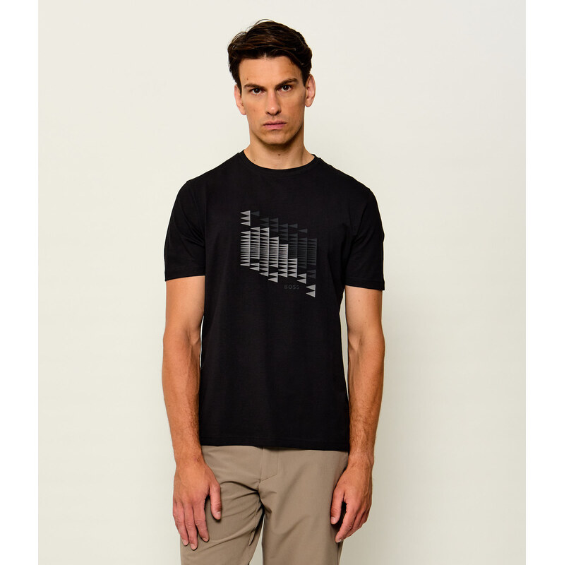 BOSS GREEN Tričko TS_Network Flag | regular fit