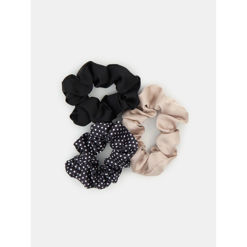 Sinsay - 3-pack srunchie gumičky do vlasů - vícebarevná