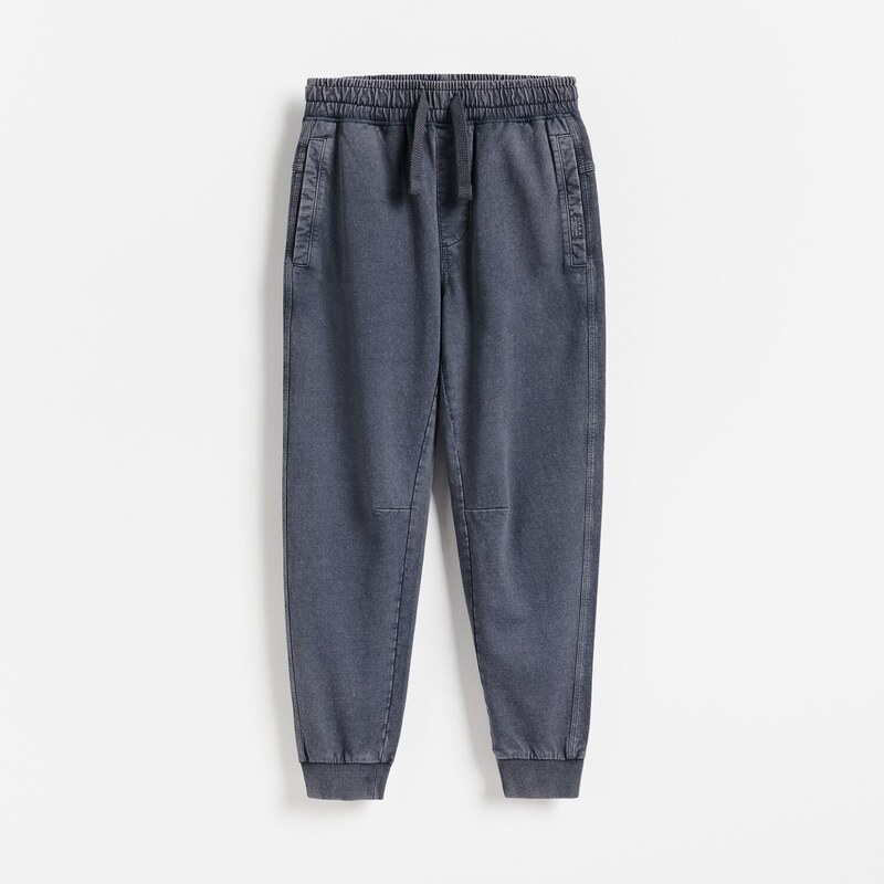 Reserved - BOYS` TROUSERS - tmavomodrá