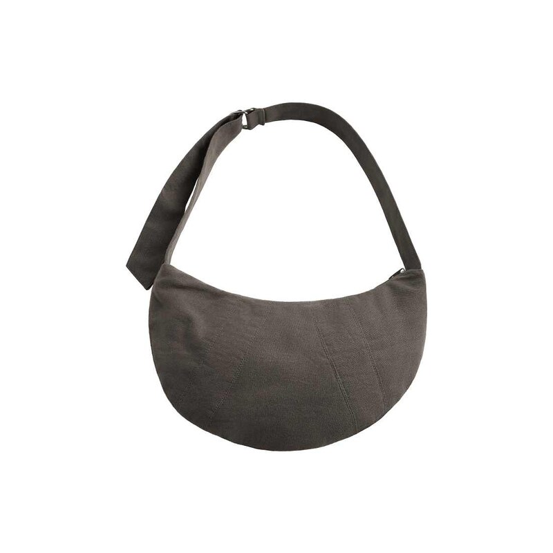 OYSHO 100% cotton crossbody bag in grey