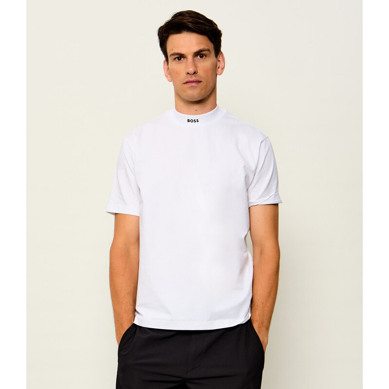 BOSS GREEN Tričko Tee Collar | Loose fit | stretch