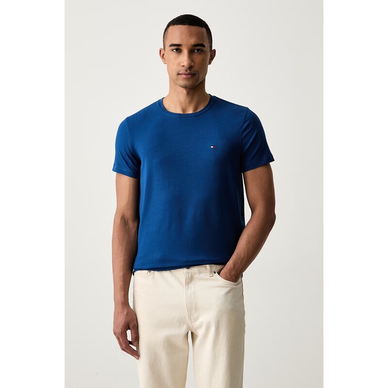 Tommy Hilfiger basic tričko pánské bavlněné s elastanem