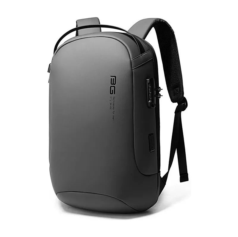 BANGE Business batoh s USB + zámek HASAD Šedý 23L