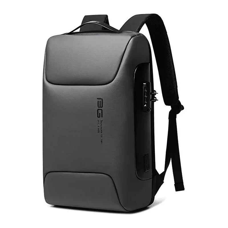 BANGE Business batoh s USB + zámek Parcual Šedý 23L