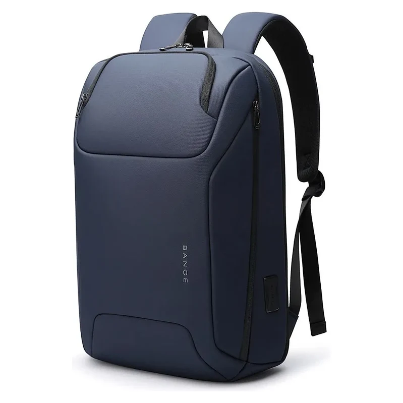 BANGE elegantní batoh s USB Devon Modrý 27L