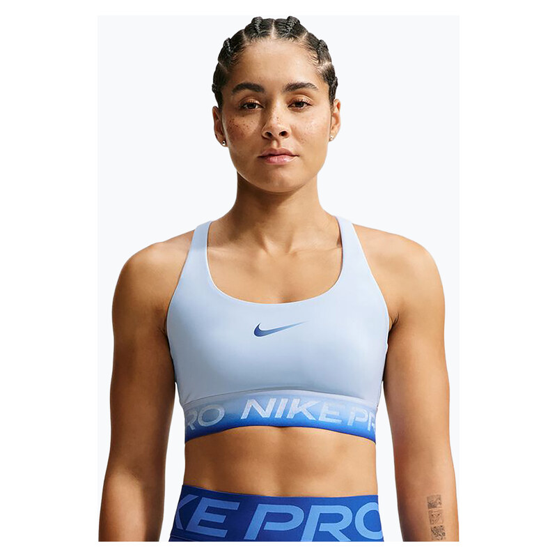 Sportovní podprsenka Nike Pro hydrogen blue/hydrogen blue/old