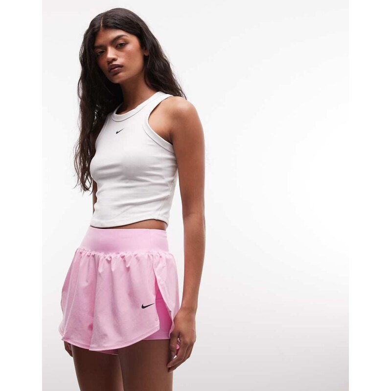 Nike Training Pro Dri-FIT sculpt 2 in 1 shorts in pink