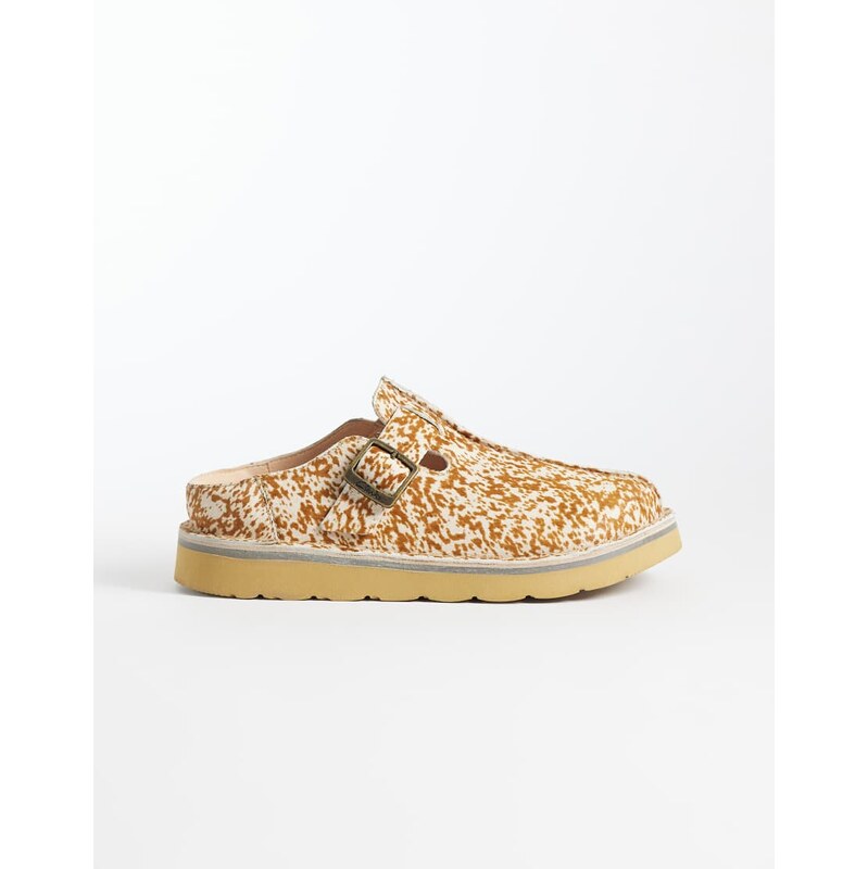 Clarks Solsbury mule in deer print-Multi