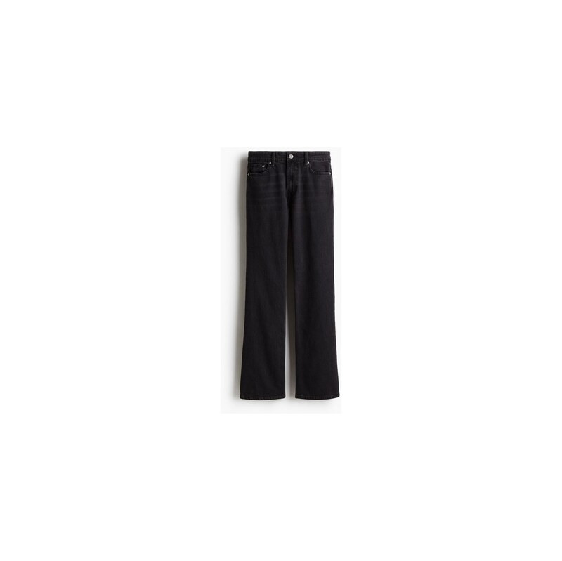 H&M - Bootcut High Jeans - Černá