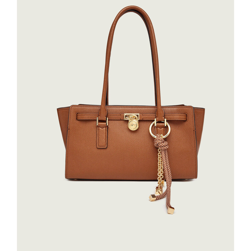 Michael Kors Kožená kabelka na rameno Hamilton Moderne