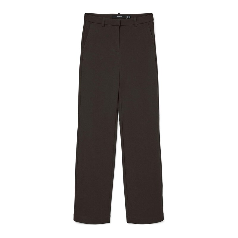 Vero Moda Tall Chino kalhoty VMZAMIRA tmavě hnědá
