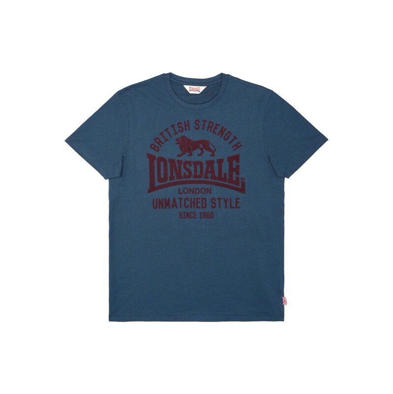 LONSDALE Tričko Hudswell tmavě modrá