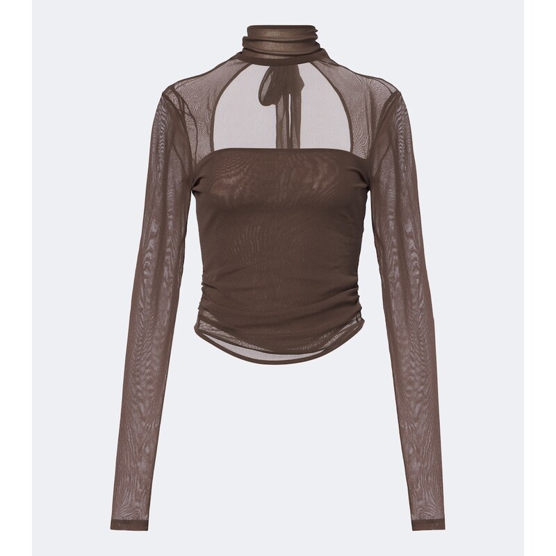Lemaire Mesh turtleneck top