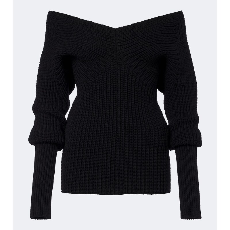 Lemaire RIbbed-knit wool sweater