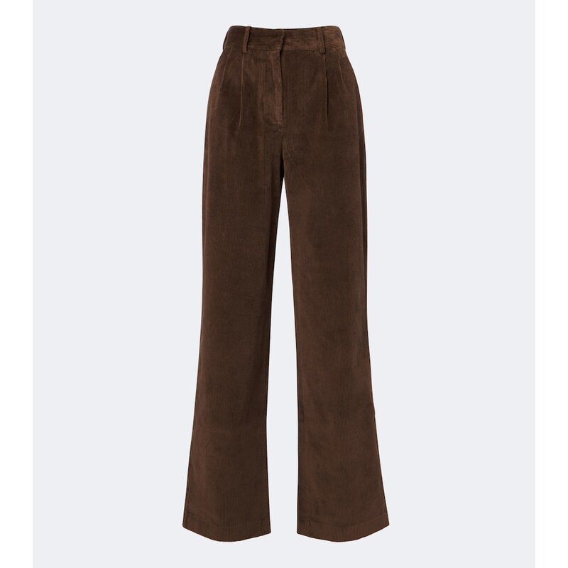 Aya Muse Aven cotton-blend corduroy wide-leg pants