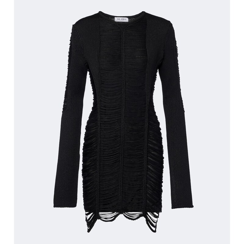 The Attico Fringed minidress