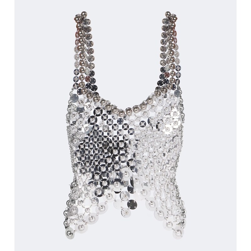 Rabanne Chainmail embellished top