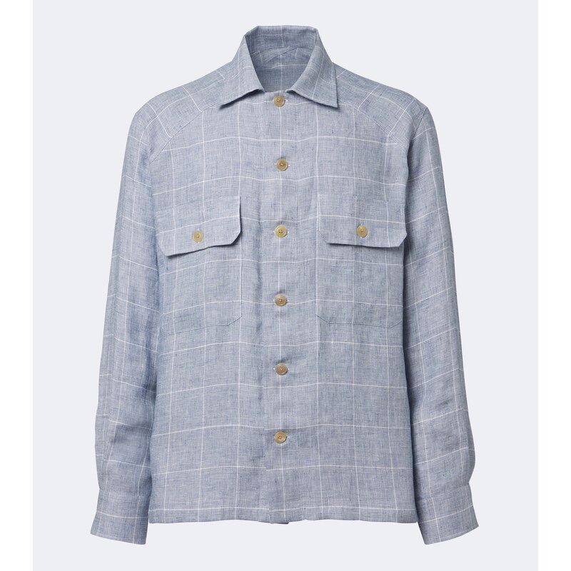 Ralph Lauren Purple Label Checked linen jacket