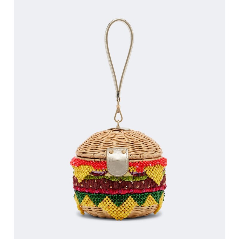 Judith Leiber Couture Cheeseburger embellished clutch