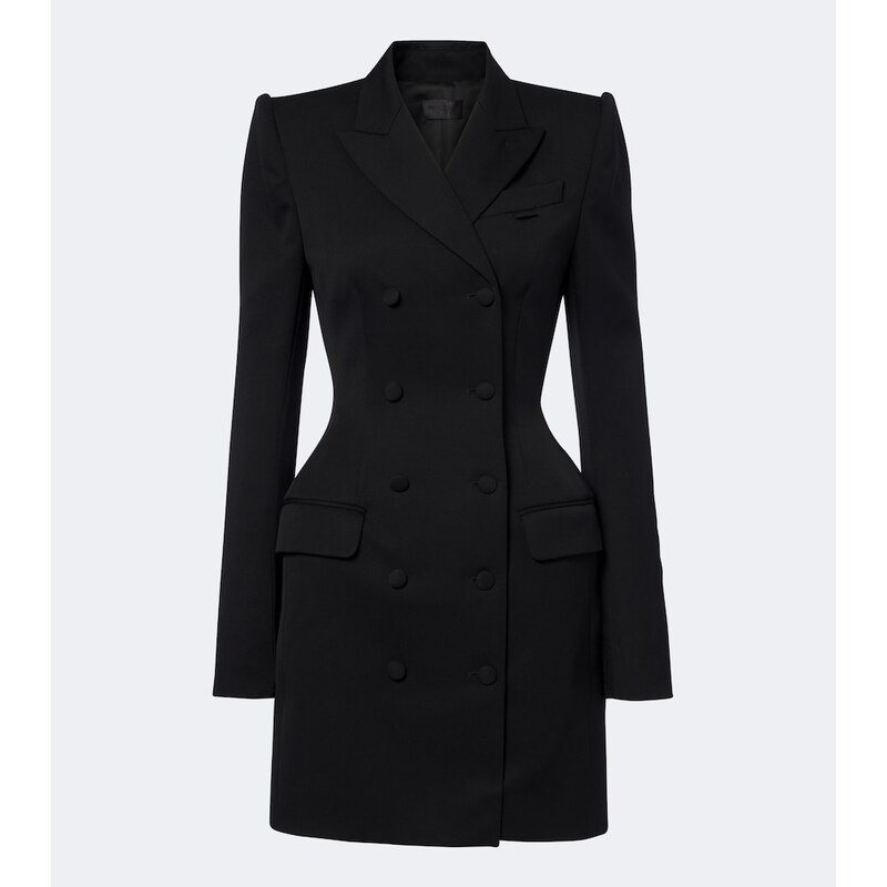 Mugler Wool blazer dress