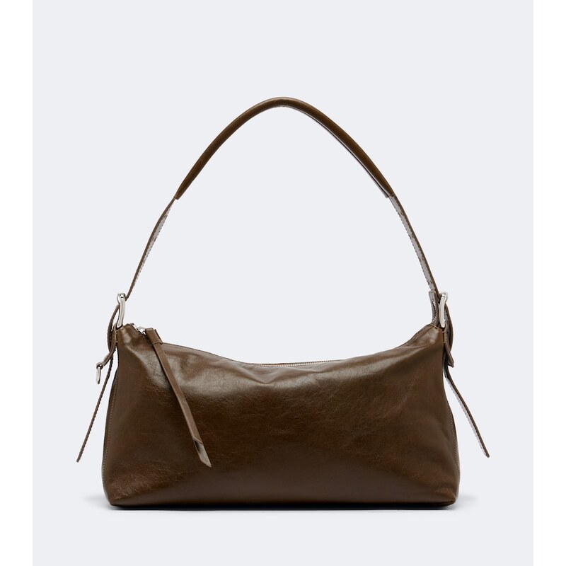 Lemaire Small belted leather shoulder bag