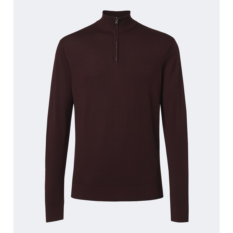 Sunspel Wool half-zip sweater