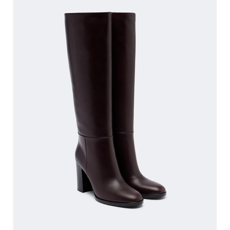 Gianvito Rossi Santiago leather knee-high boots