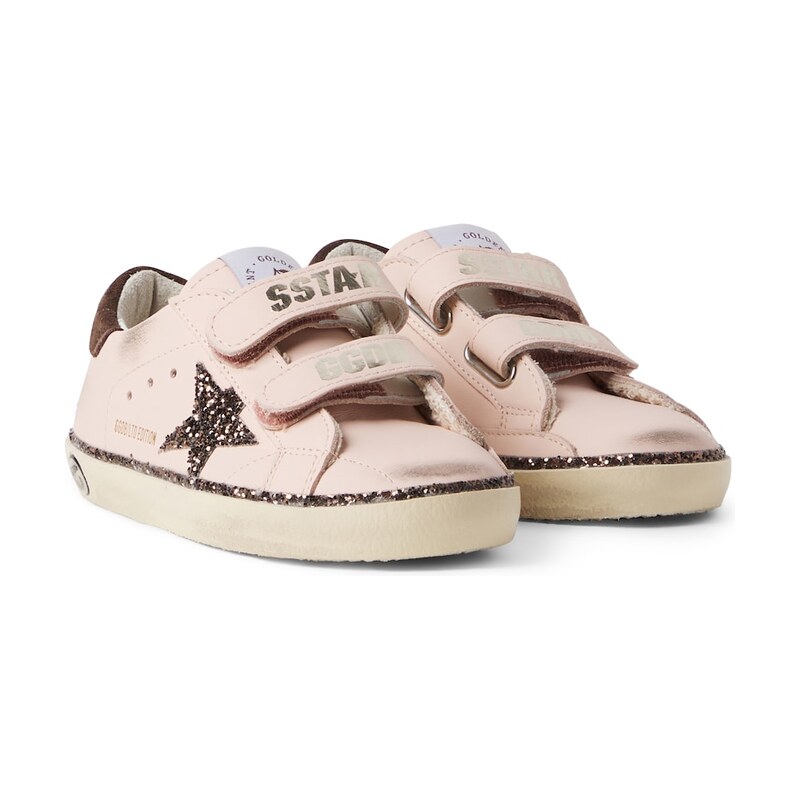 Bonpoint x Golden Goose Old School leather sneakers