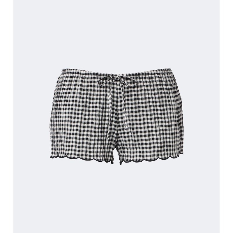 Montce Gingham scalloped shorts