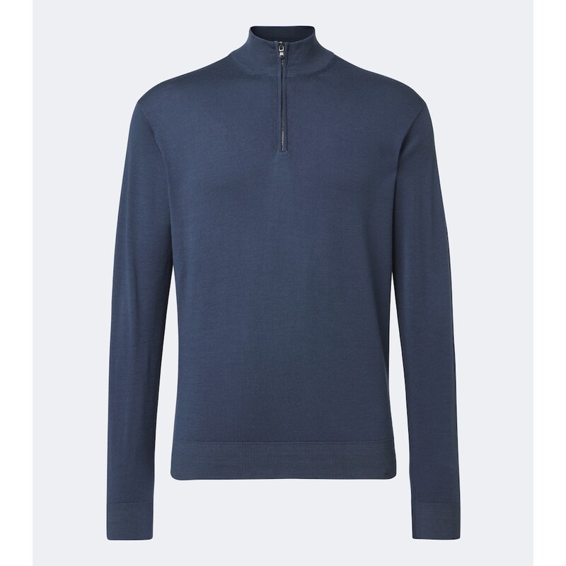 Sunspel Wool half-zip sweater