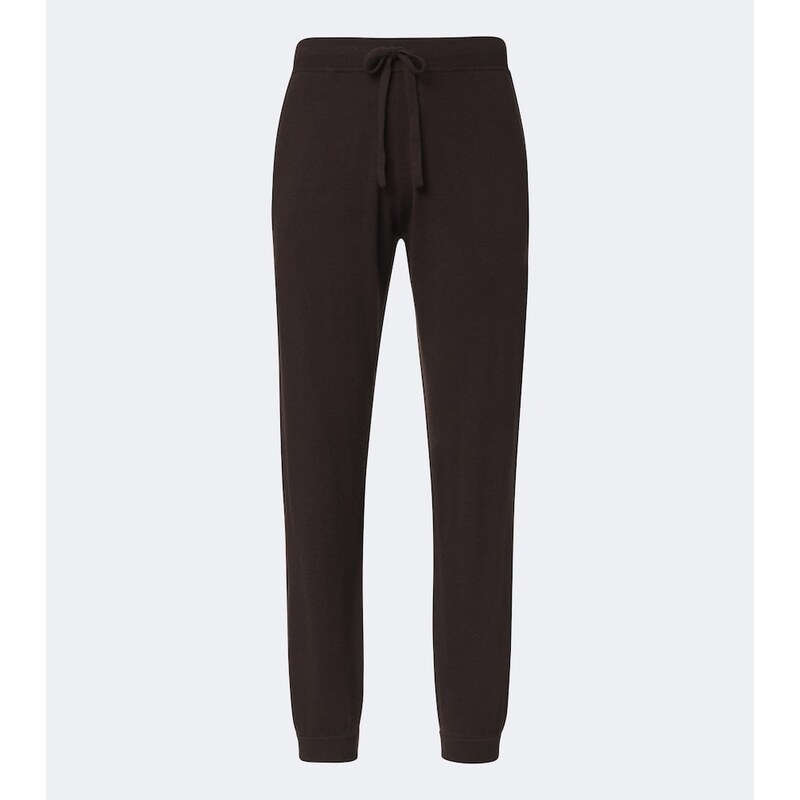 Allude Wool and cashmere sweatpants