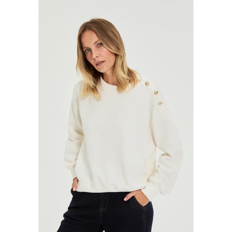 Dámská mMikina Marisse, off white
