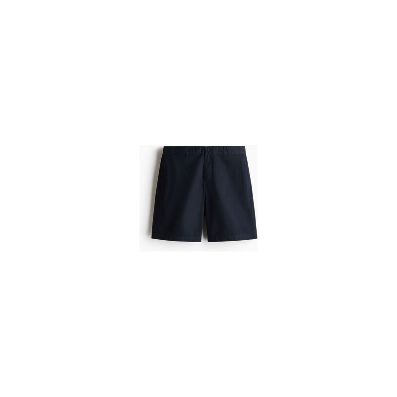 H&M - Šortky chino Relaxed Fit - Námořnická Modř