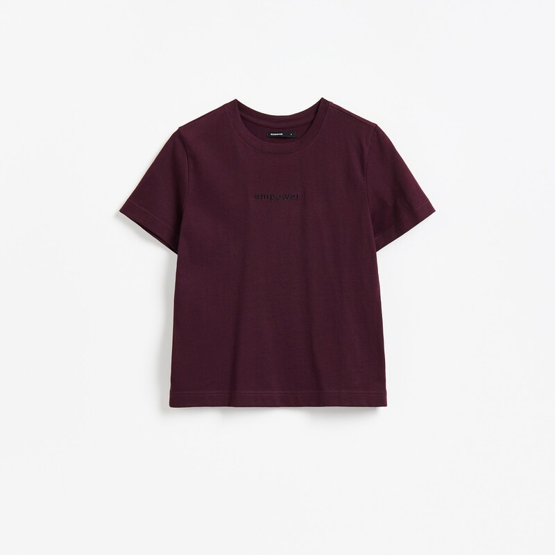Reserved - Tričko s potiskem - hnědá
