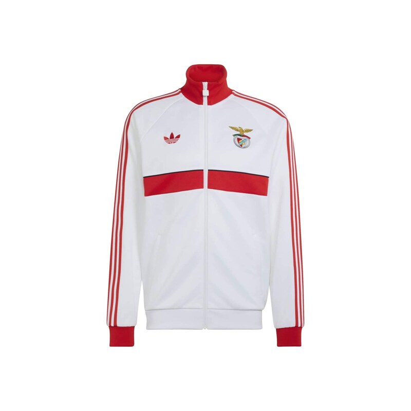 ADIDAS PERFORMANCE Sportovní bunda červená / bílá