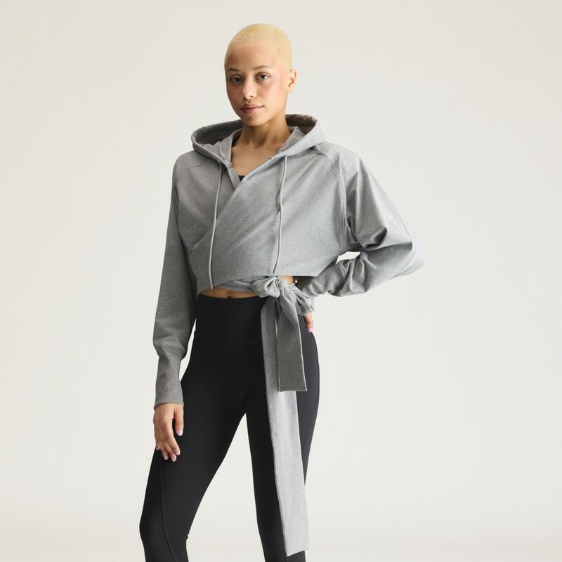 Zavinovací mikina s kapucí adidas by Stella McCartney