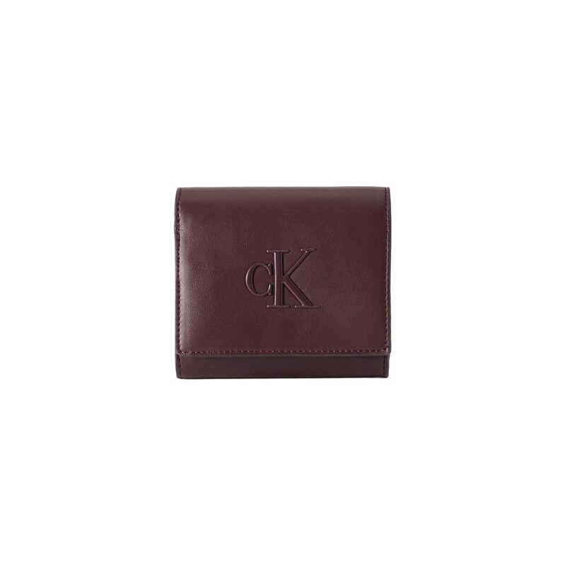 Calvin Klein Peněženka BOLD vínově červená