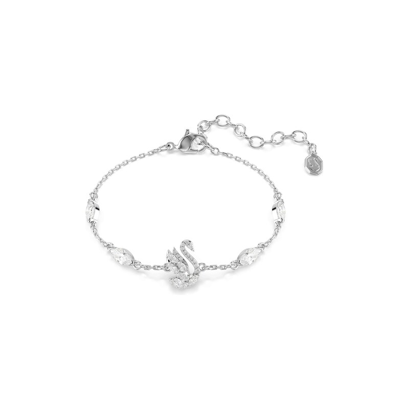 Swarovski Náramek SWAN stříbrná