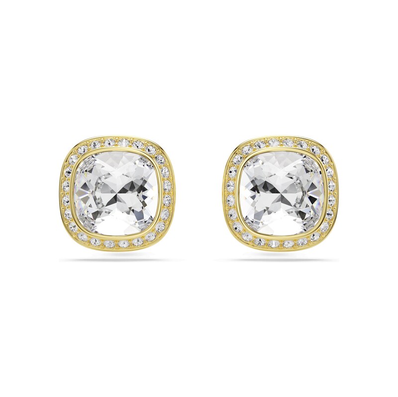 Swarovski Náušnice UNA zlatá / průhledná