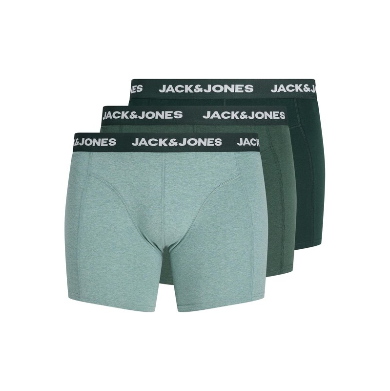 Jack & Jones Plus Boxerky JACFax mátová / jedle / tmavě zelená /
